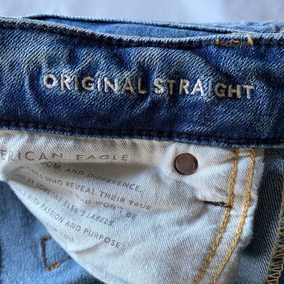 American Eagle Men’s Straight Jeans Size 34 Waist x 34 Length - Picture 4 of 5